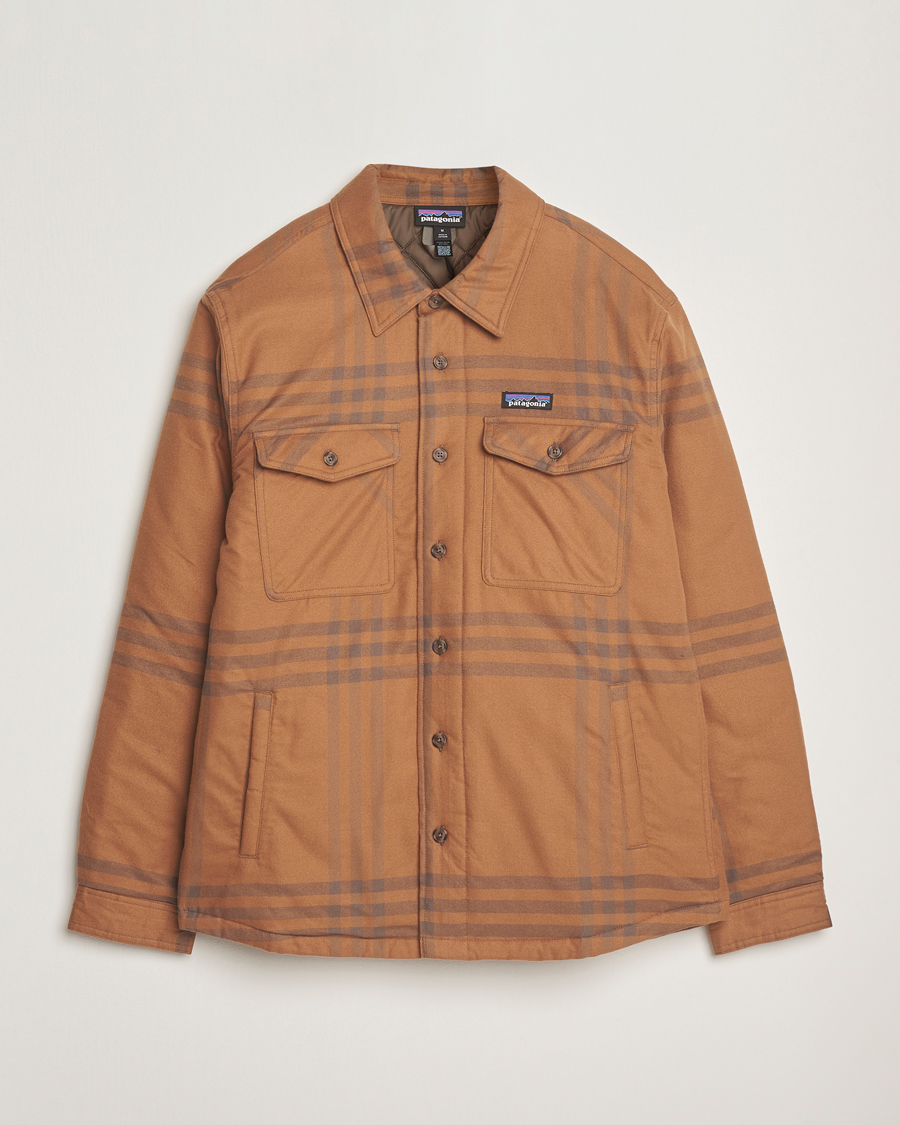 Herr | Skjortor | Patagonia | Lightweigt Insulated Fjord Flannel Shirt Deer Brown