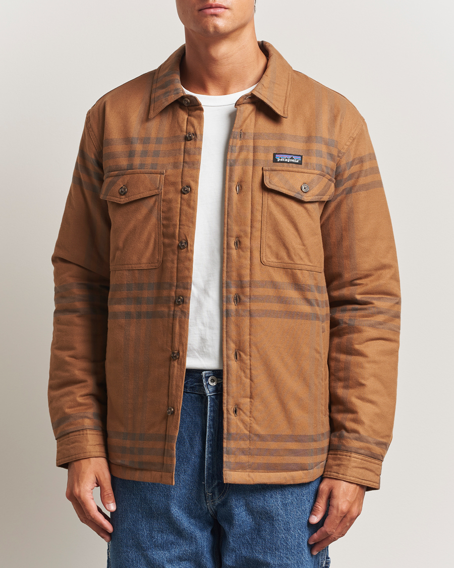 Herr | Skjortor | Patagonia | Lightweigt Insulated Fjord Flannel Shirt Deer Brown