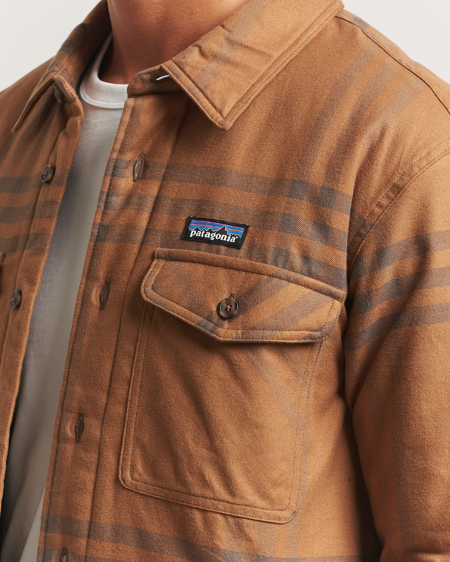 Herr | Skjortor | Patagonia | Lightweigt Insulated Fjord Flannel Shirt Deer Brown