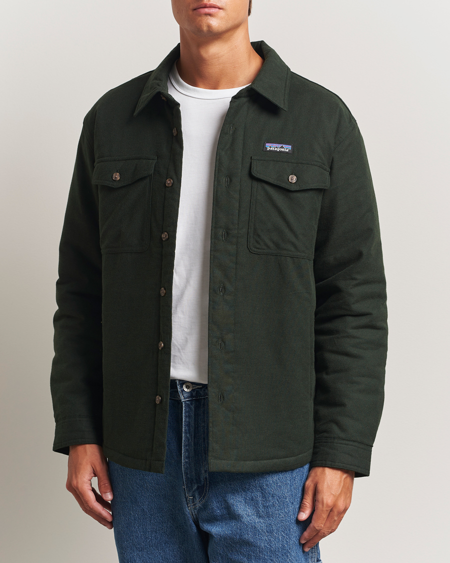 Herr | Skjortor | Patagonia | Lightweigt Insulated Fjord Flannel Shirt Green