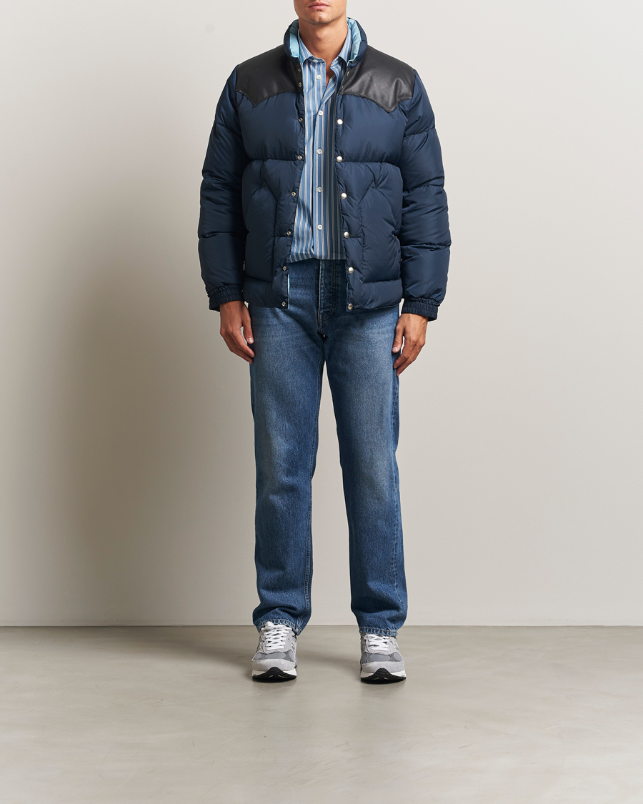 Herr | Jackor | Rocky Mountain Featherbed | Down Jacket Dark Navy