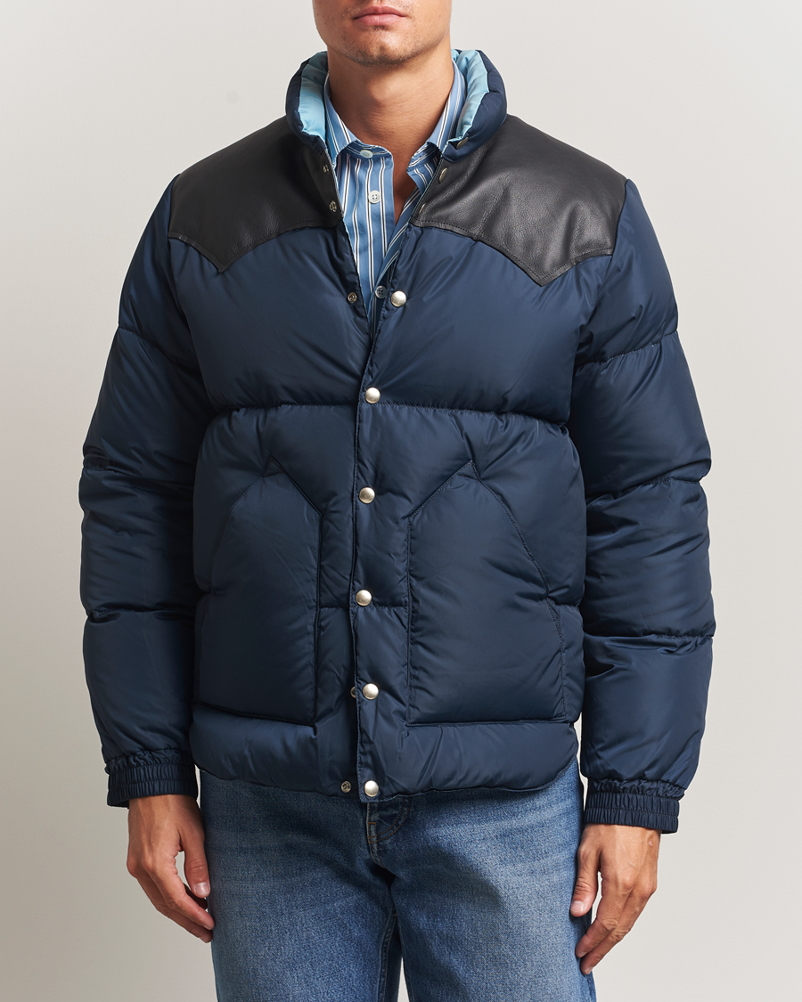 Herr | Jackor | Rocky Mountain Featherbed | Down Jacket Dark Navy