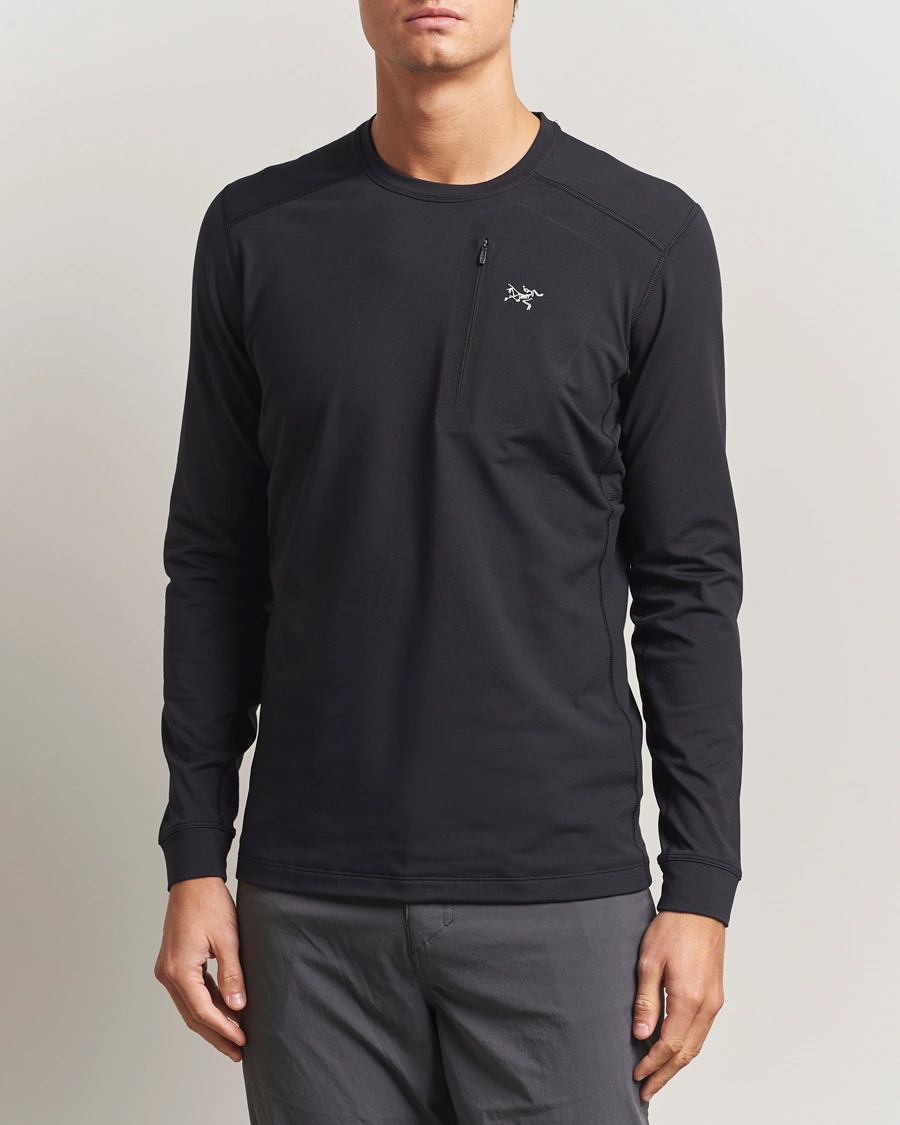Herr | Tröjor | Arc'teryx | Rho Baselayer Crew Neck Black