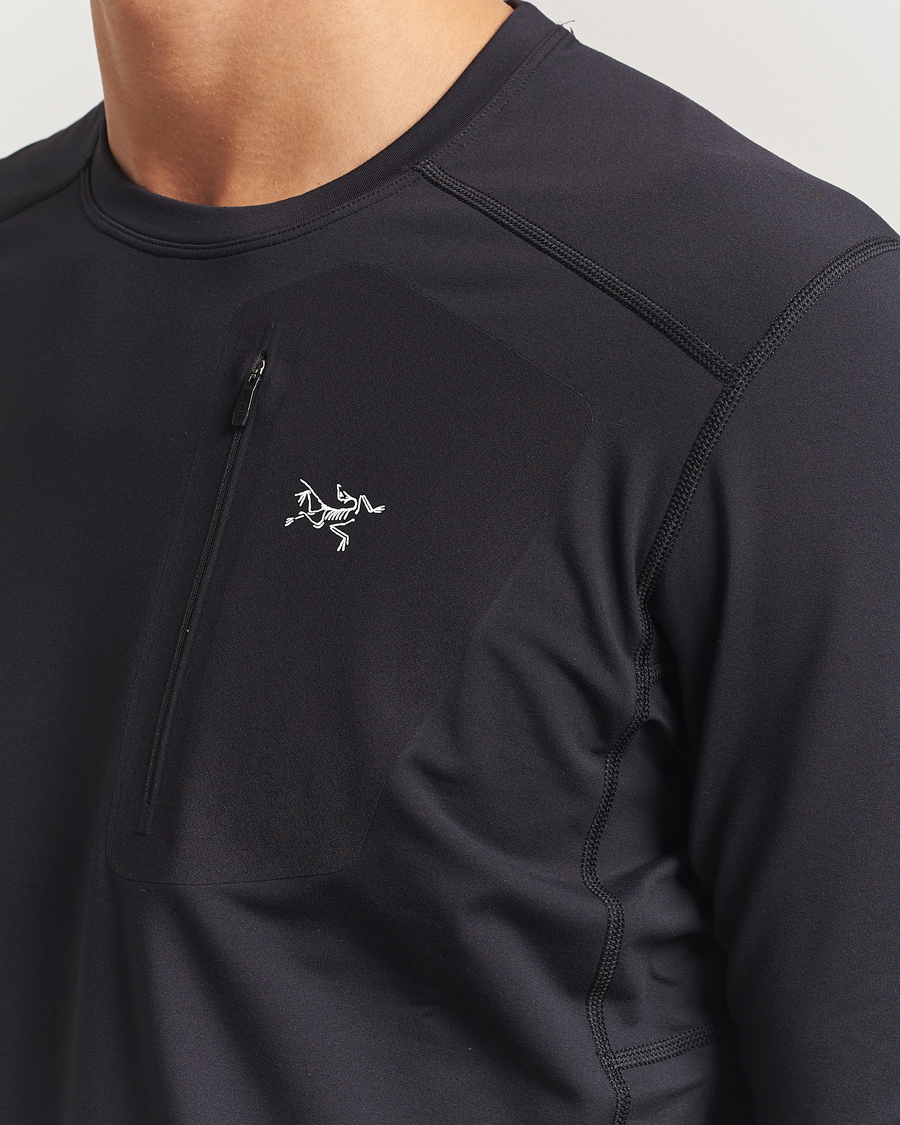 Herr | Tröjor | Arc'teryx | Rho Baselayer Crew Neck Black