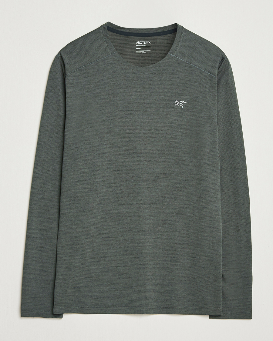Herr | T-Shirts | Arc'teryx | Cormac Long Sleeve T-Shirt Black Heather