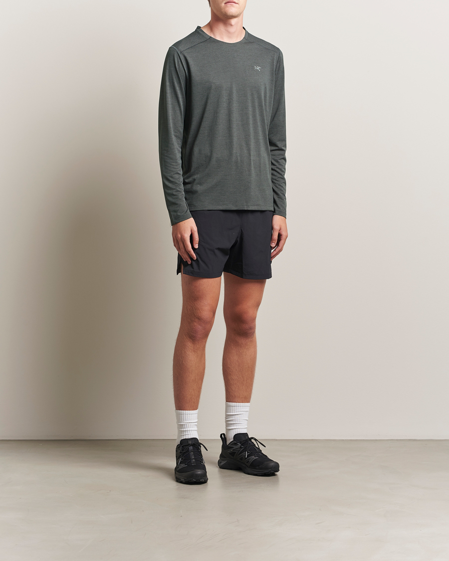 Herr | T-Shirts | Arc'teryx | Cormac Long Sleeve T-Shirt Black Heather