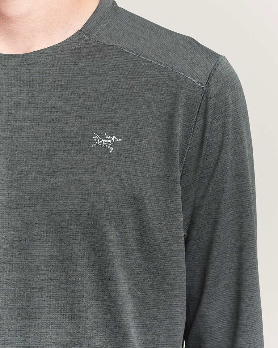 Herr | T-Shirts | Arc'teryx | Cormac Long Sleeve T-Shirt Black Heather