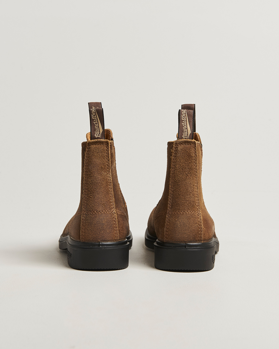 Herr | Kängor | Blundstone | 2581 Dress Waked Suede Chelsea Boot Tobacco