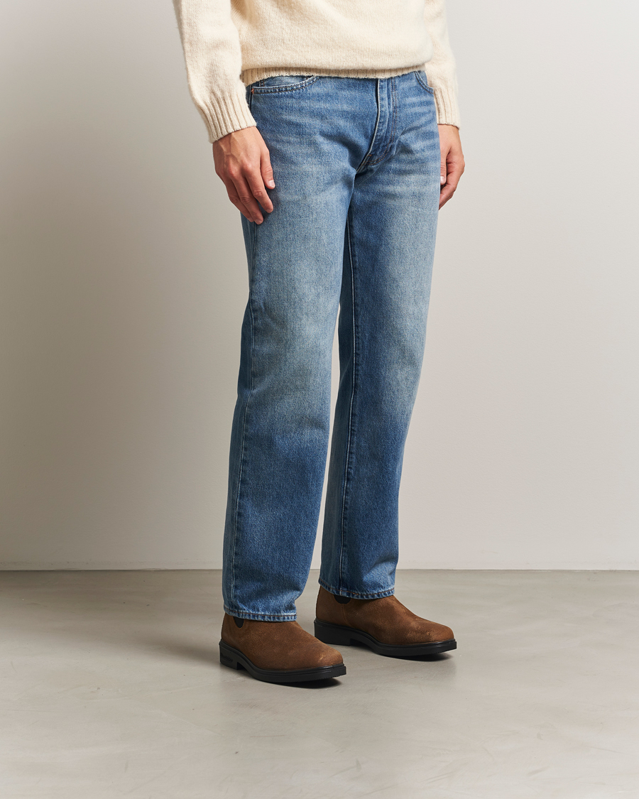 Herr | Kängor | Blundstone | 2581 Dress Waked Suede Chelsea Boot Tobacco