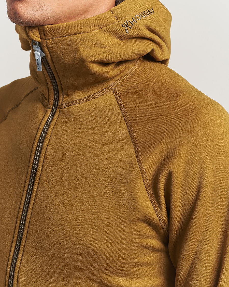 Herr | Tröjor | Houdini | Power Up Houdi Greenish Gold