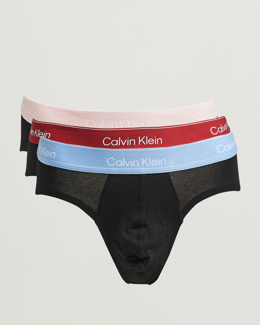 Herr | Underkläder | Calvin Klein | 3-Pack Icon Cotton Stretch Hip Brief Black