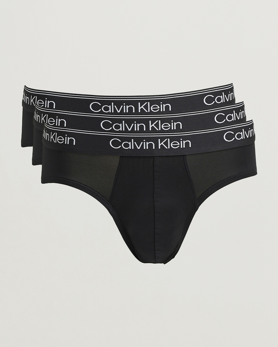Herr | Underkläder | Calvin Klein | 3-Pack Micro Stretch Hip Brief Black