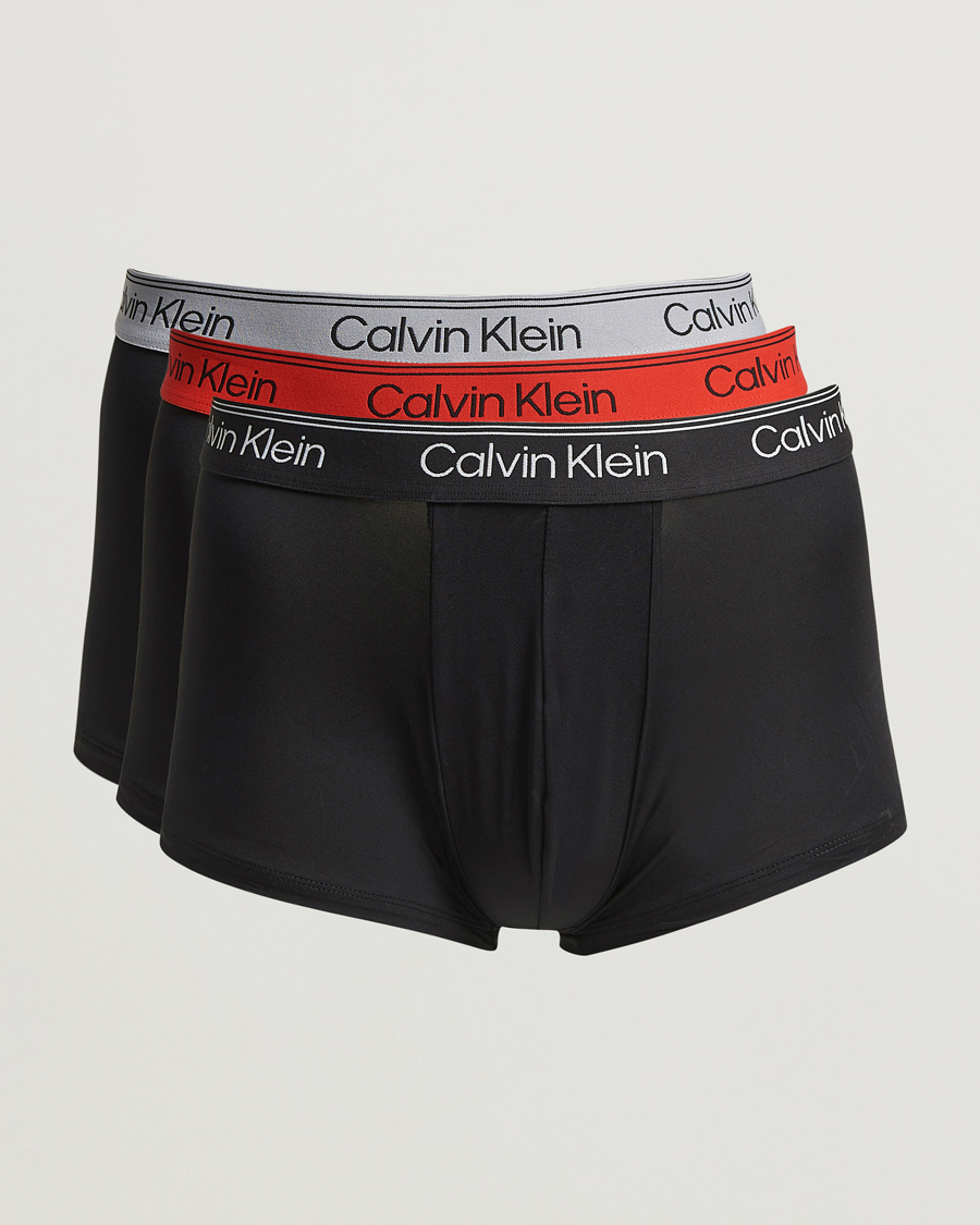 Herr | Underkläder | Calvin Klein | 3-Pack Micro Stretch Trunk Black