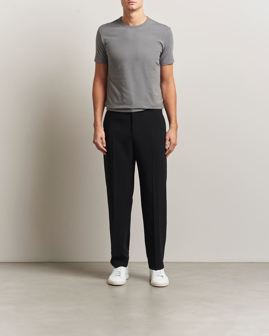 Herr | T-Shirts | Calvin Klein | 3-Pack Cotton Stretch Crew Neck T-Shirt Grey/White/Blue