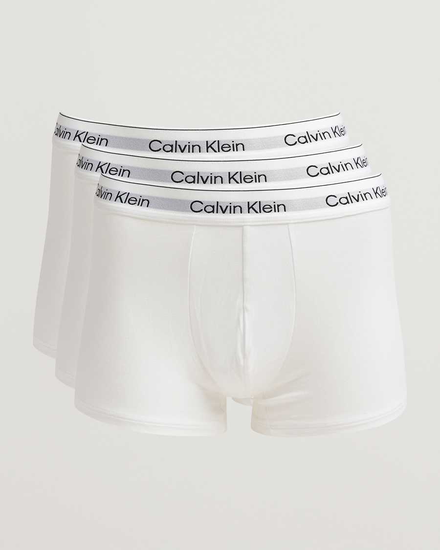 Herr | Underkläder | Calvin Klein | 3-Pack Icon Cotton Stretch Trunk White