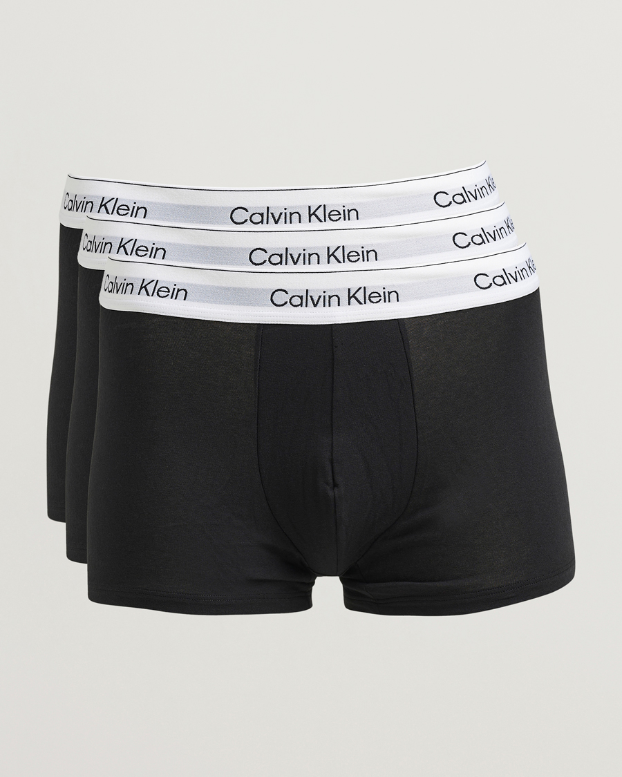 Herr | Underkläder | Calvin Klein | 3-Pack Icon Cotton Stretch Trunk Black