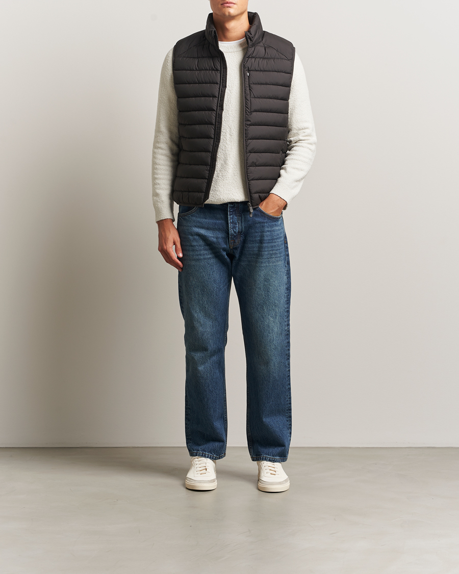 Herr | Västar | Save The Duck | Rhus Matt Lightweight Vest Brown Black
