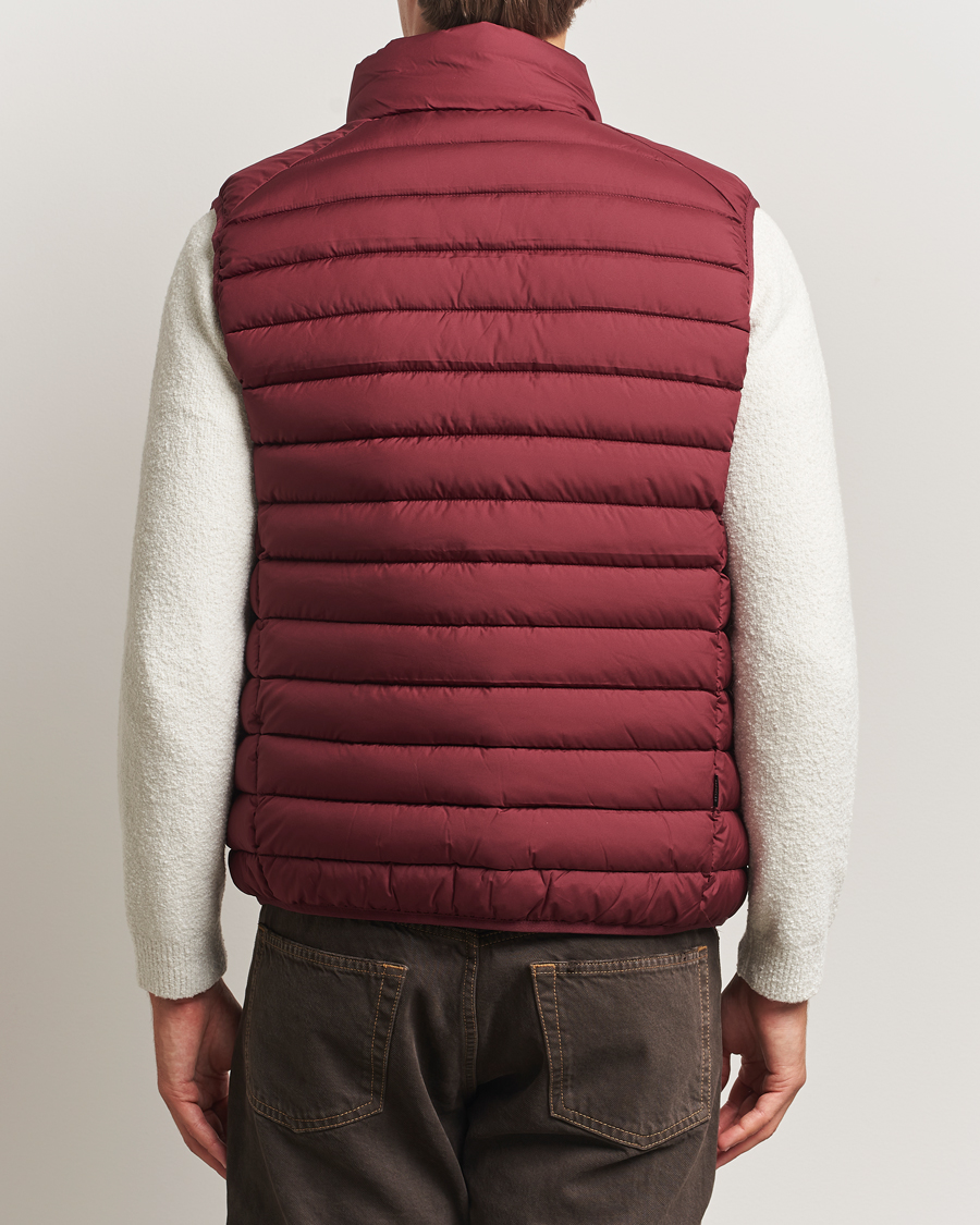 Herr | Västar | Save The Duck | Rhus Matt Lightweight Vest Wine Red