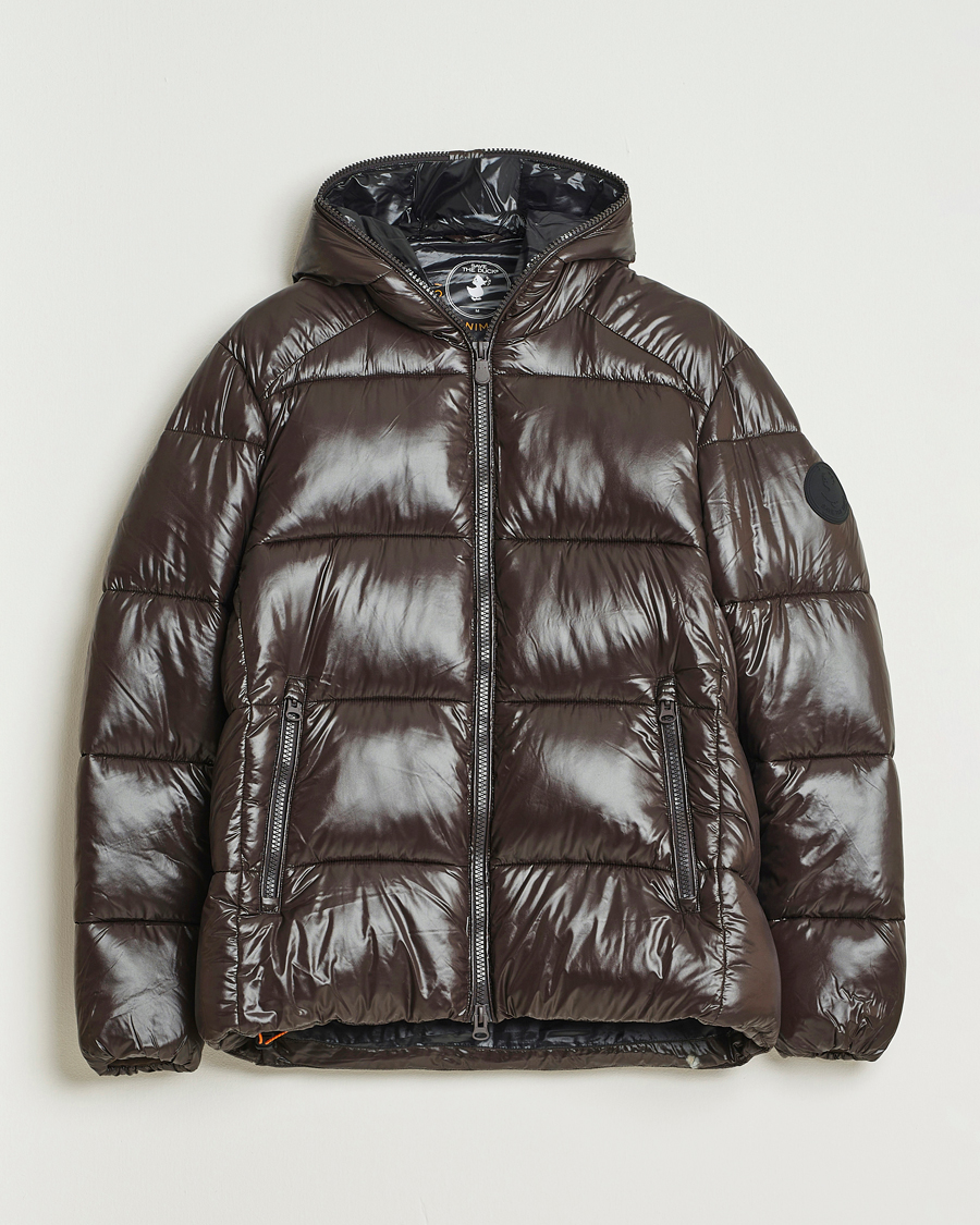 Herr | Jackor | Save The Duck | Edgard Padded Puffer Brown Black