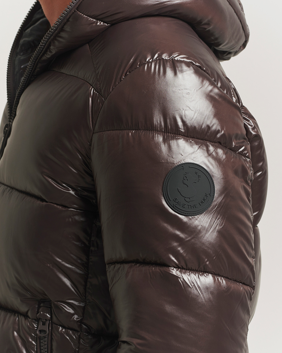 Herr | Jackor | Save The Duck | Edgard Padded Puffer Brown Black