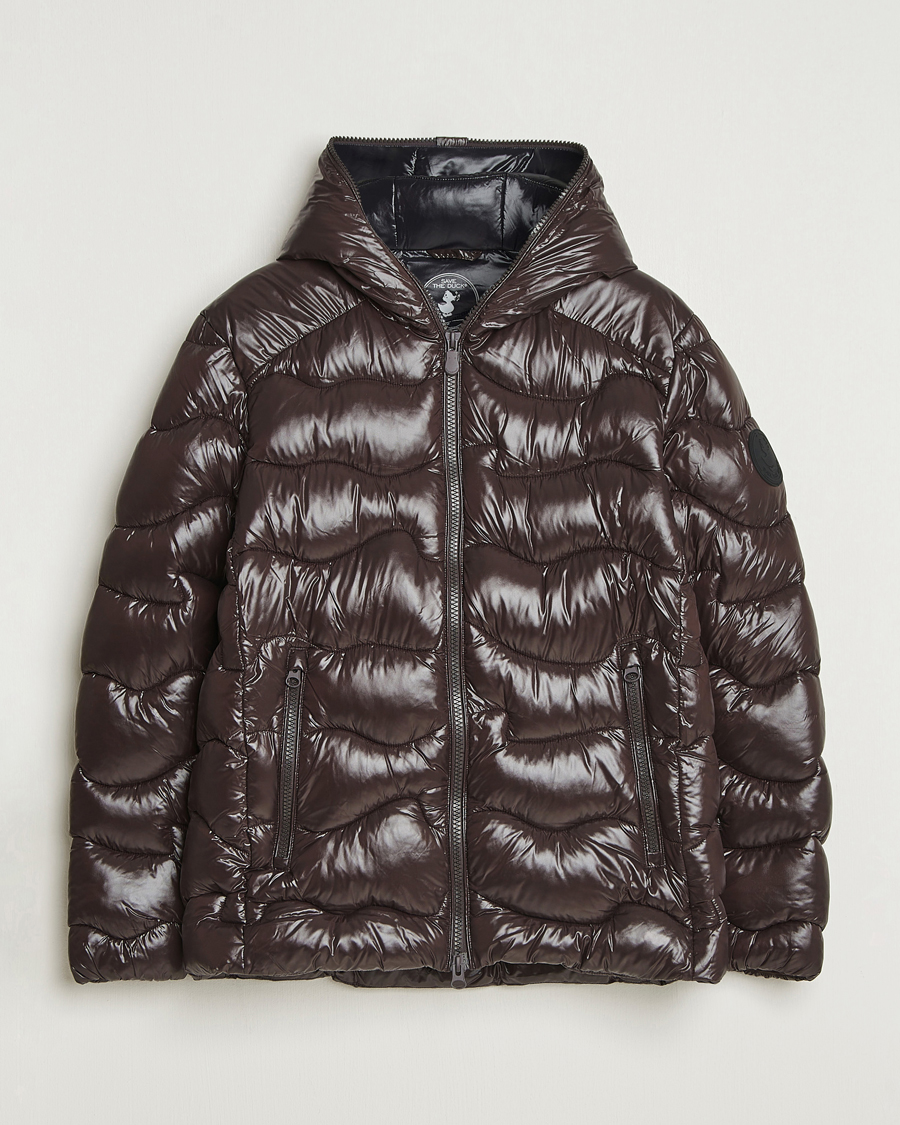 Herr | Jackor | Save The Duck | Chet Padded Puffer Brown Black