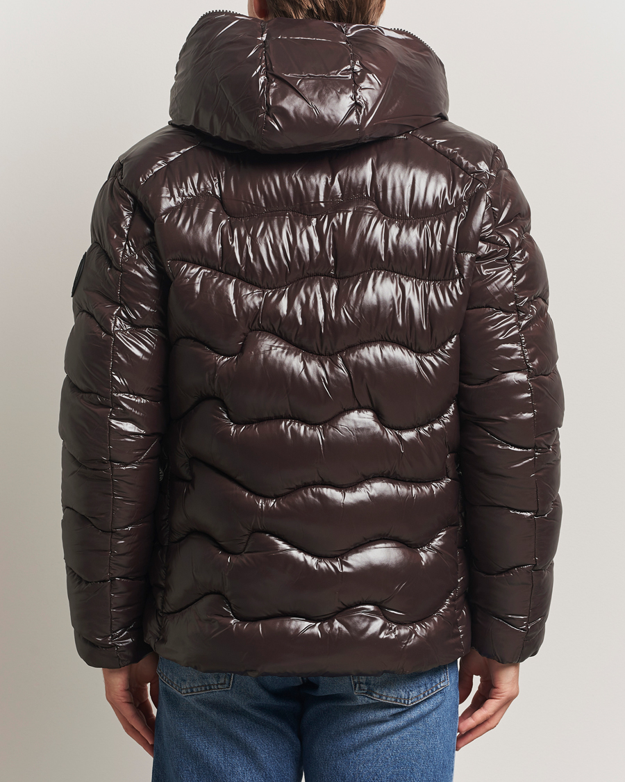 Herr | Jackor | Save The Duck | Chet Padded Puffer Brown Black