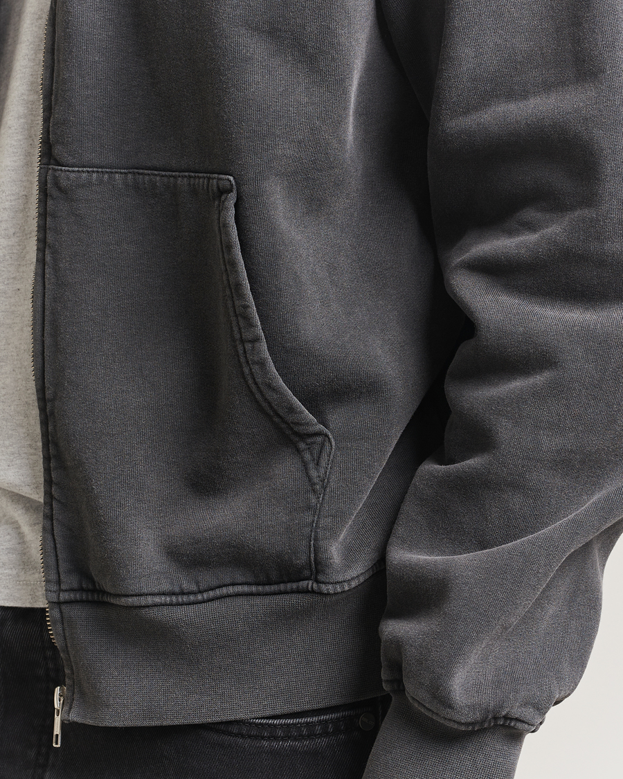 Herr | Tröjor | Colorful Standard | Classic Organic Full Zip Hoodie Faded Black