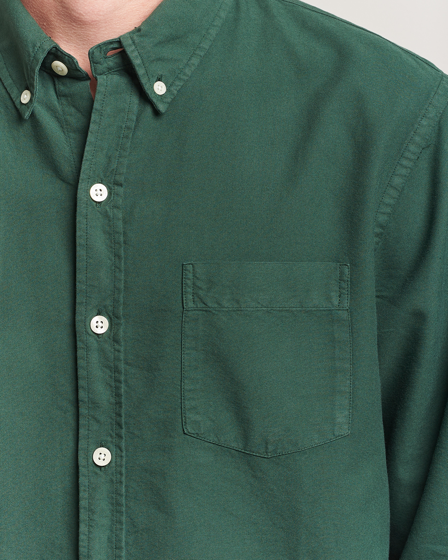 Herr | Skjortor | Colorful Standard | Classic Organic Oxford Button Down Shirt Emerald Green