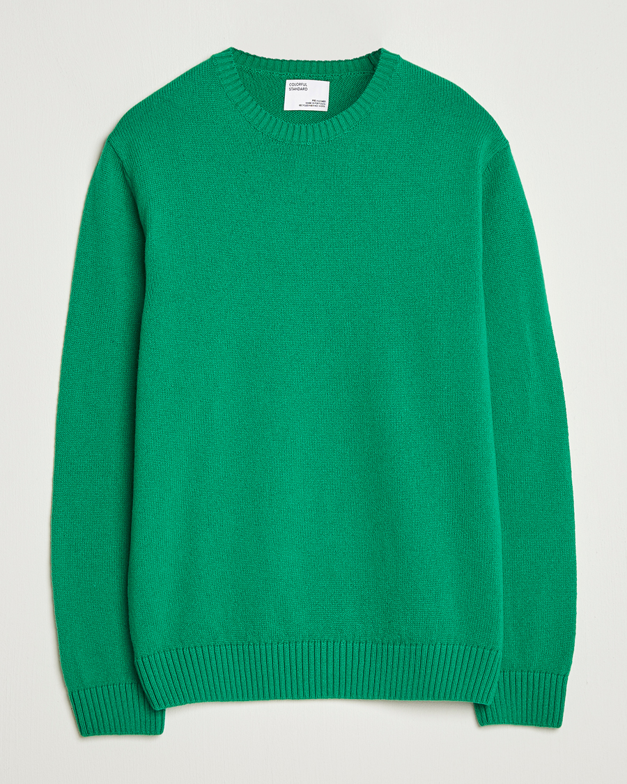 Herr | Tröjor | Colorful Standard | Classic Merino Wool Crew Neck Kelly Green