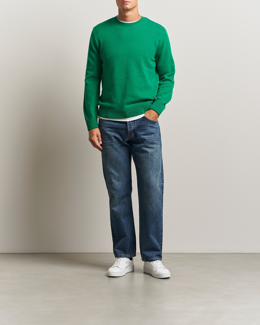 Herr | Tröjor | Colorful Standard | Classic Merino Wool Crew Neck Kelly Green