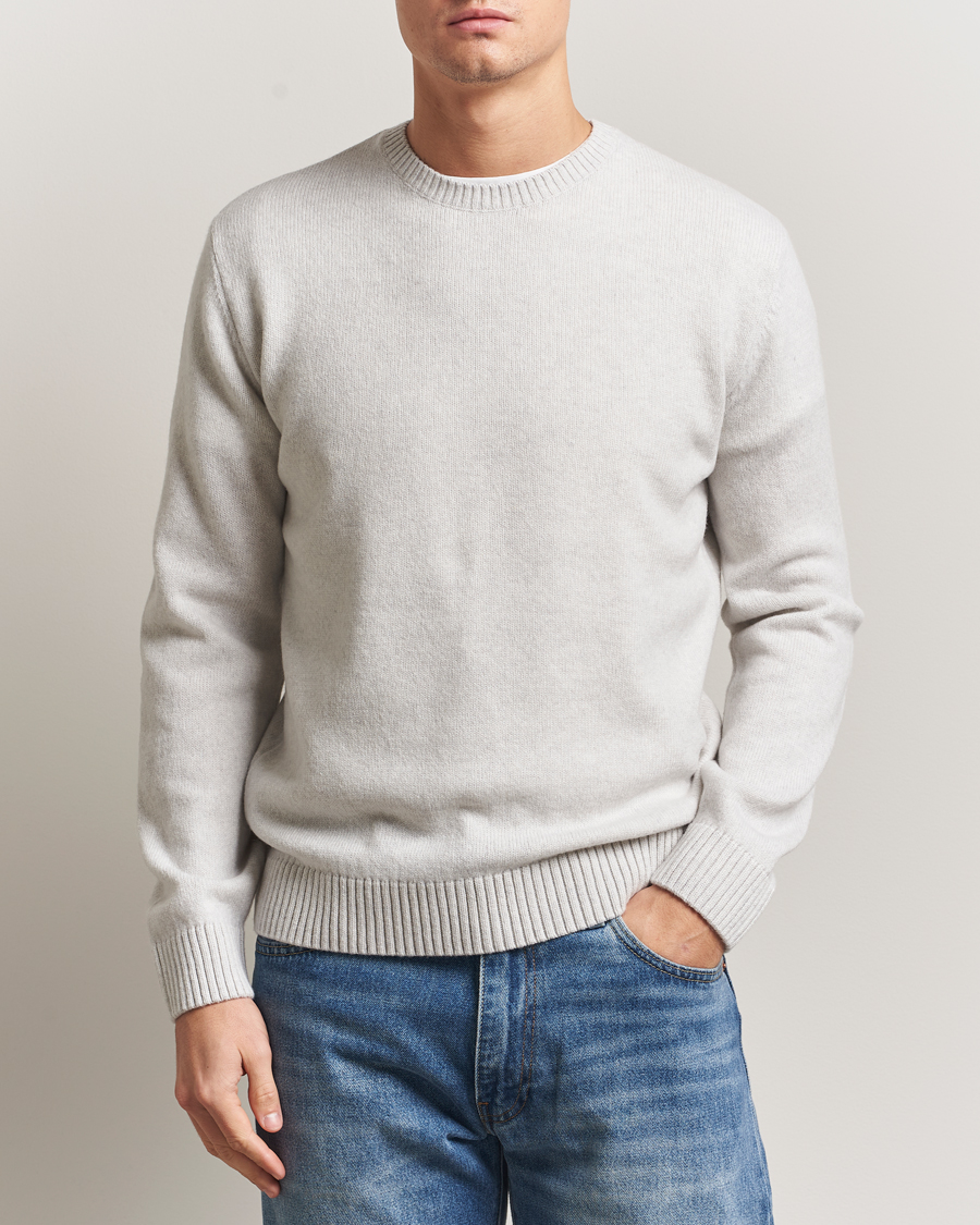 Herr | Tröjor | Colorful Standard | Classic Merino Wool Crew Neck Snow Melange