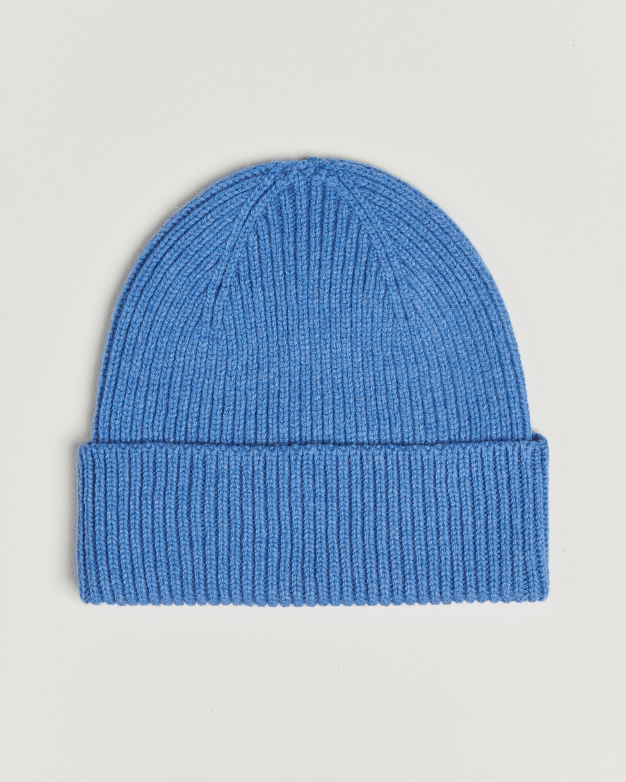 Herr | Mössor | Colorful Standard | Merino Wool Beanie Pacific Blue