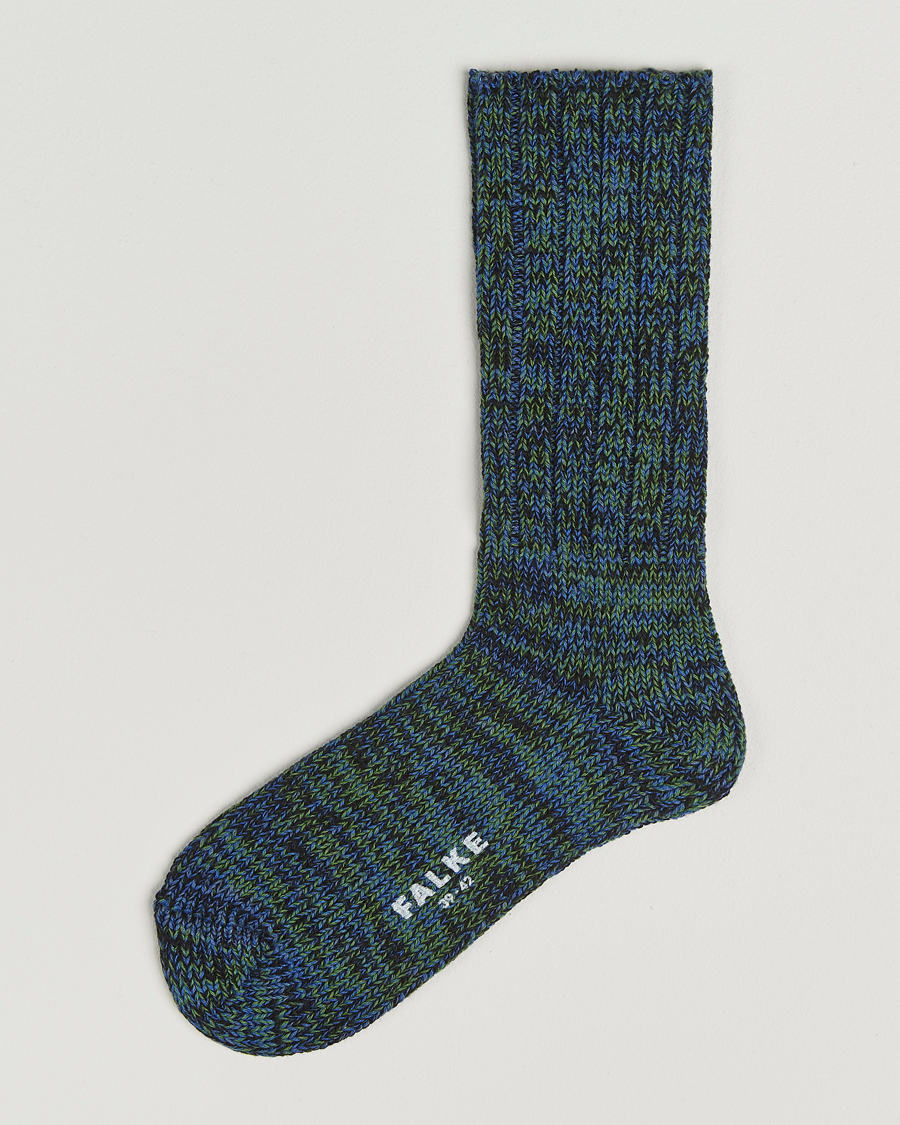 Herr | Underkläder | Falke | Brooklyn Cotton Sock Water Blue