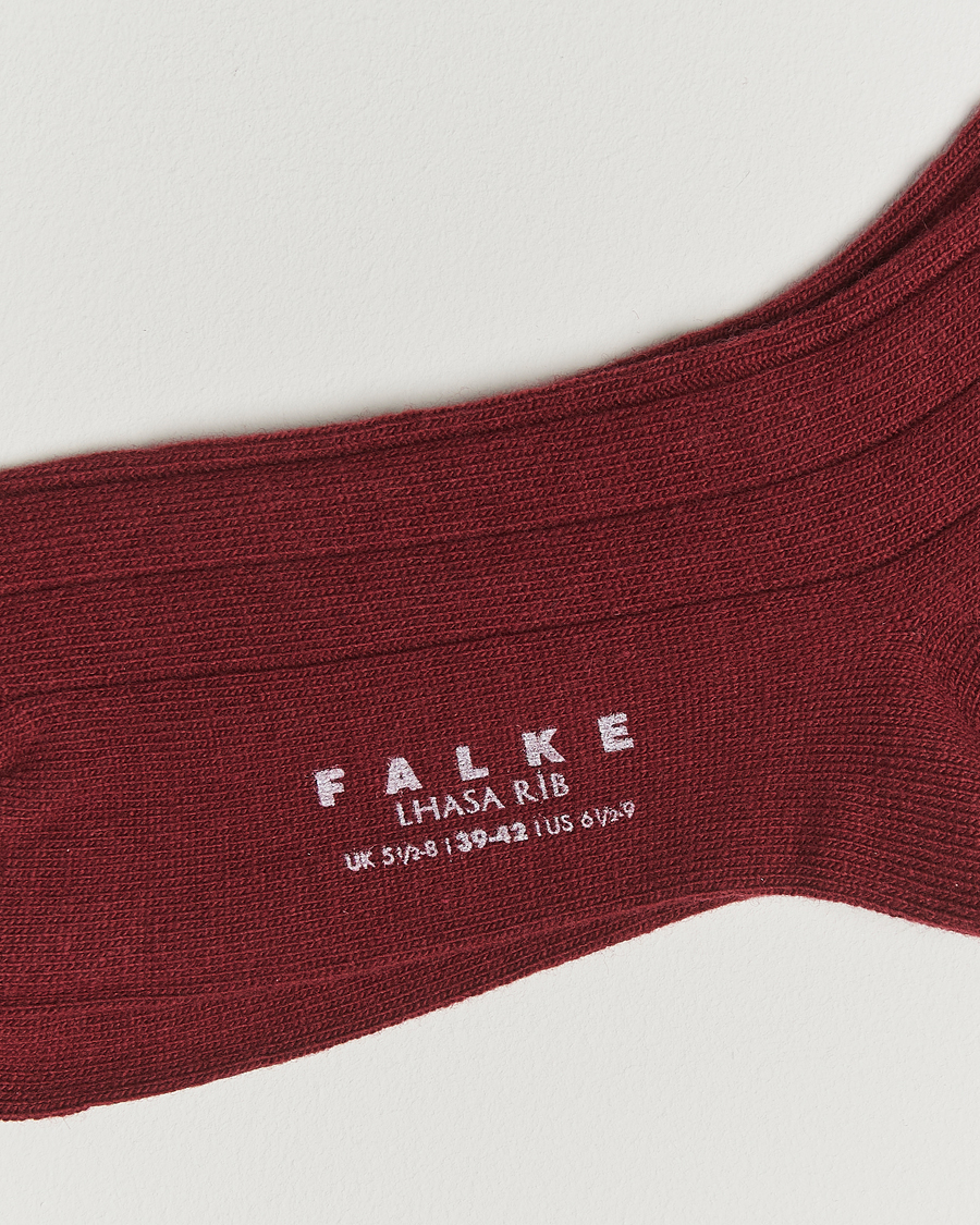 Herr | Underkläder | Falke | Lhasa Cashmere Socks Cayenne Red