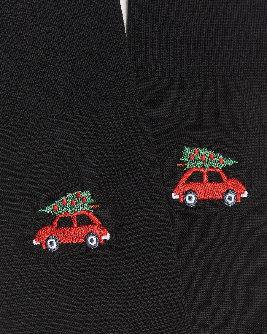 Herr | Underkläder | Falke | Airport Christmas Car Sock Black