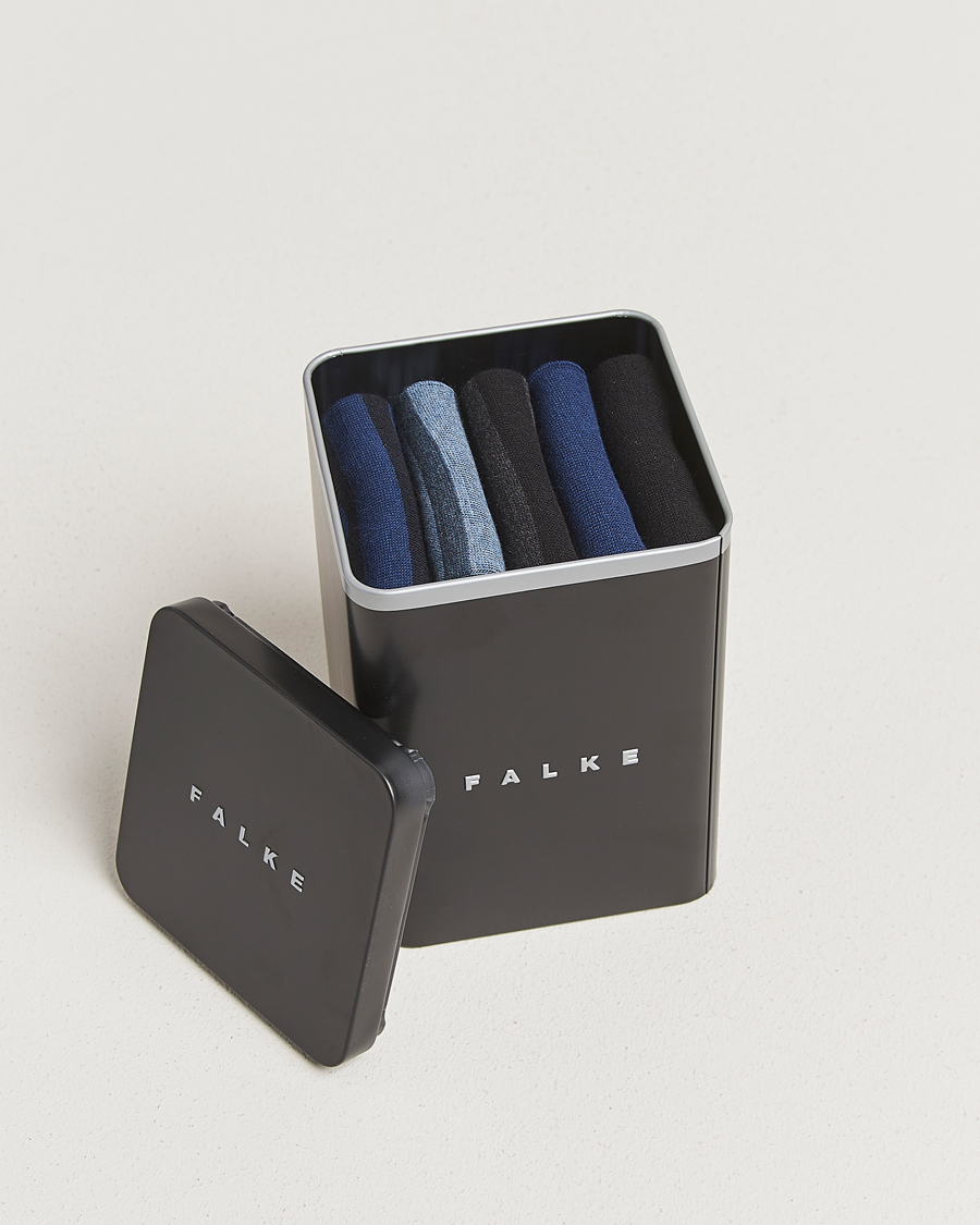 Herr | Underkläder | Falke | Happy 5-Pack Cotton Socks Multi