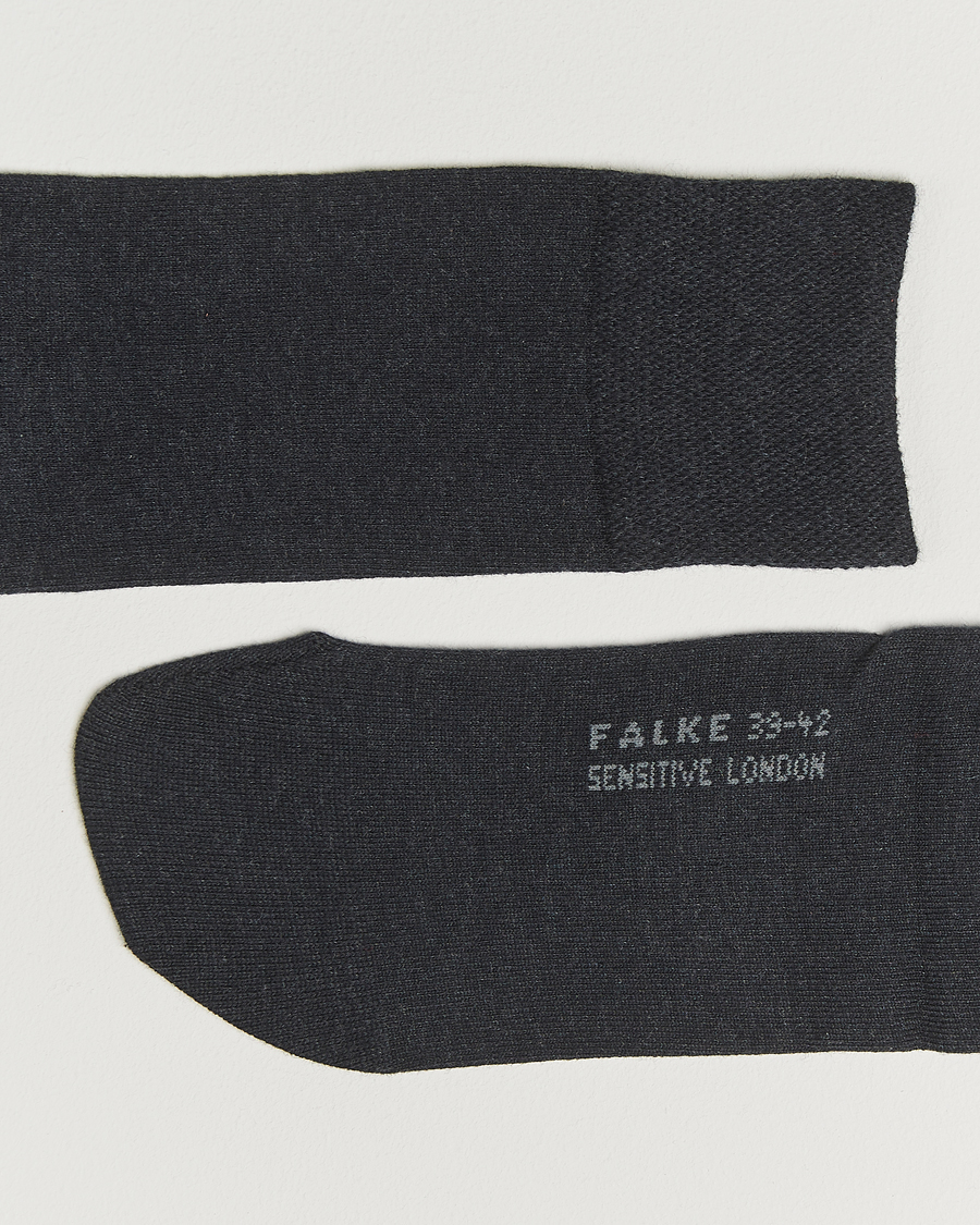 Herr | Underkläder | Falke | Sensitive Socks London Anthracite Melange