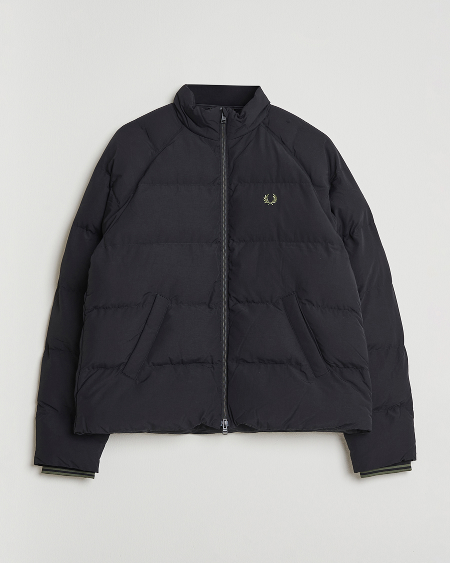 Herr | Jackor | Fred Perry | Raglan Padded Down Jacket Black