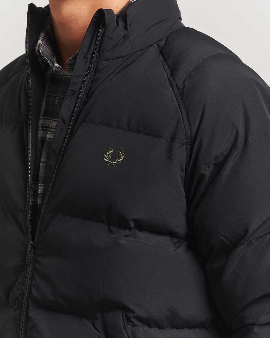 Herr | Jackor | Fred Perry | Raglan Padded Down Jacket Black