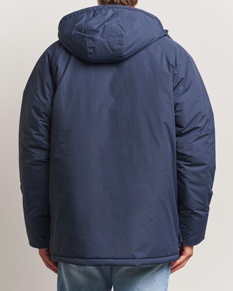 Herr | Jackor | Fred Perry | Stockport Padded Hooded Jacket Dark Airforce
