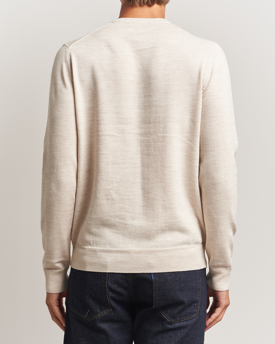 Herr | Tröjor | Fred Perry | Classic Crew Neck Jumper Porrigde Marl