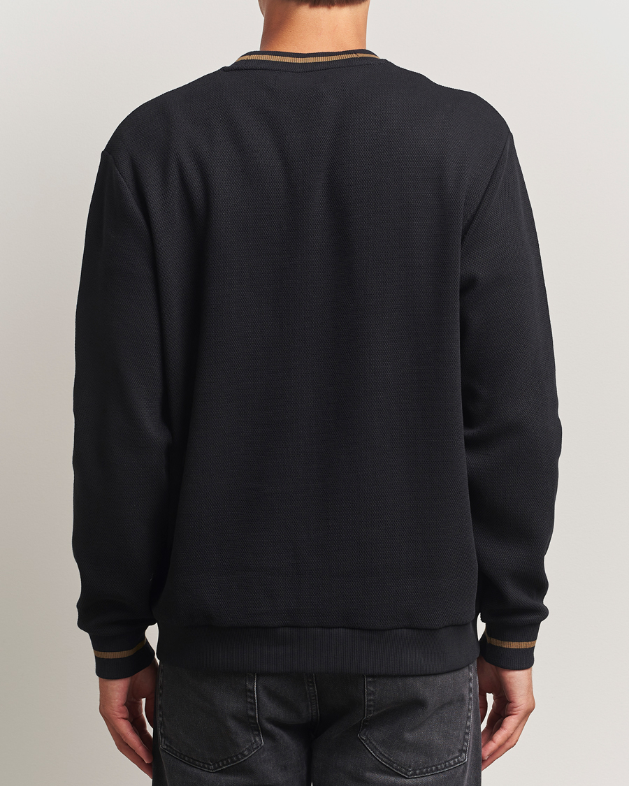 Herr | Tröjor | Fred Perry | Tipped Pique Textured Cardigan Black