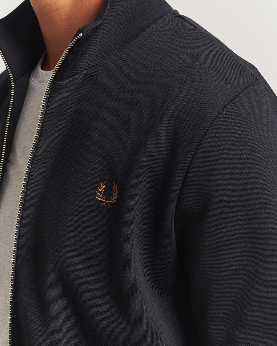 Herr | Tröjor | Fred Perry | Full Zip Sweatshirt Black