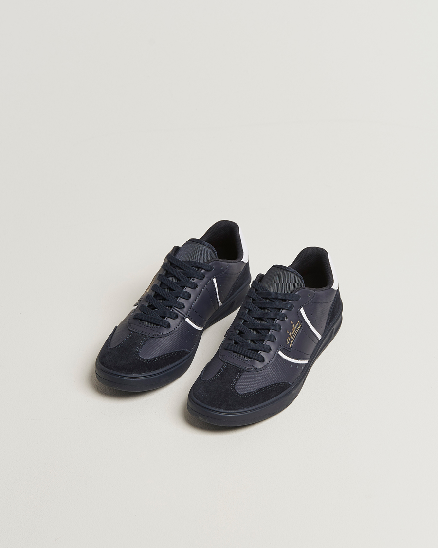 Herr | Sneakers | Fred Perry | B4 Leather/Suede Sneaker Navy