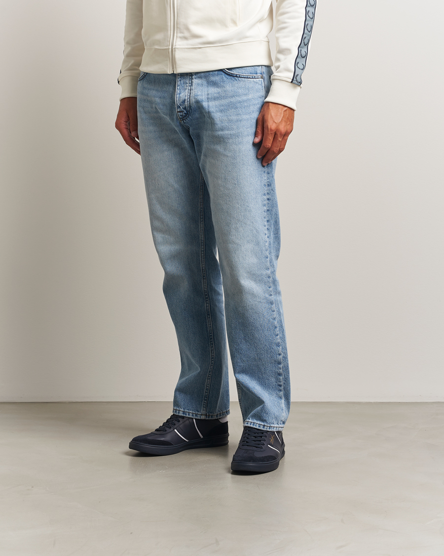 Herr | Sneakers | Fred Perry | B4 Leather/Suede Sneaker Navy