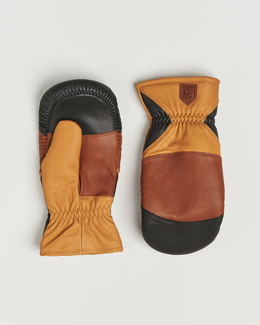Herr | Handskar | Hestra | reMix Mitt Brown/Cork