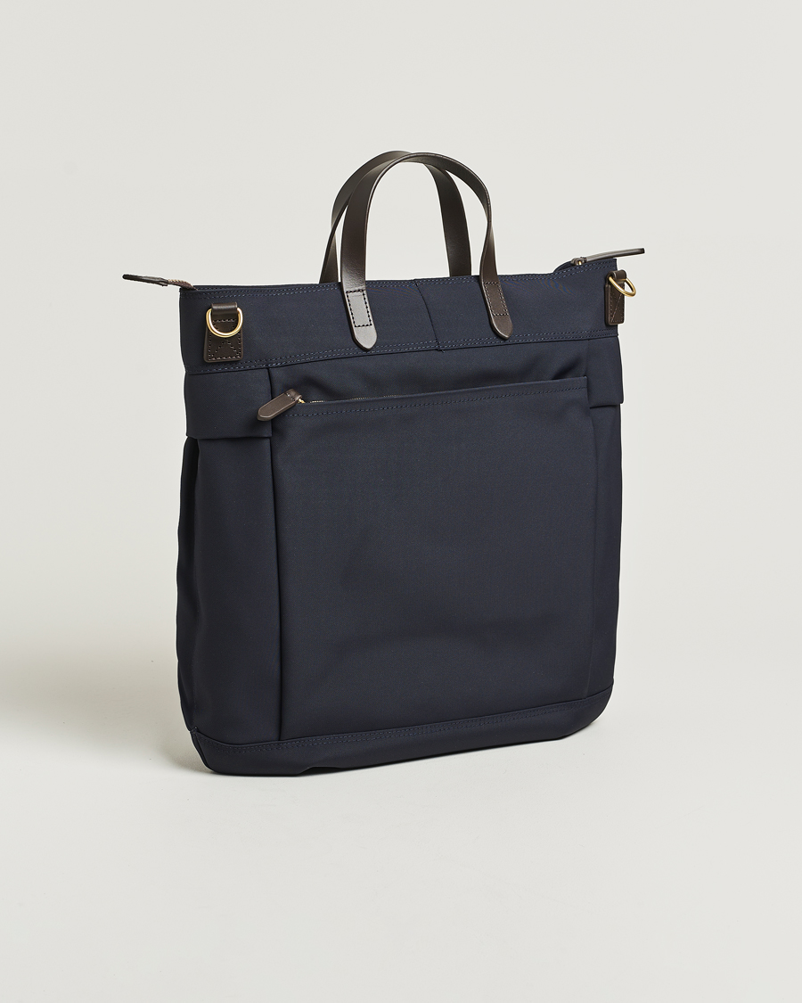Herr | Väskor | Mismo | M/S Helmet Tote Bag Navy/Dark Brown