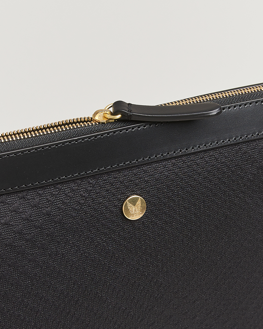 Herr | Väskor | Mismo | M/S Nylon Pouch Large Haptic Black/Black