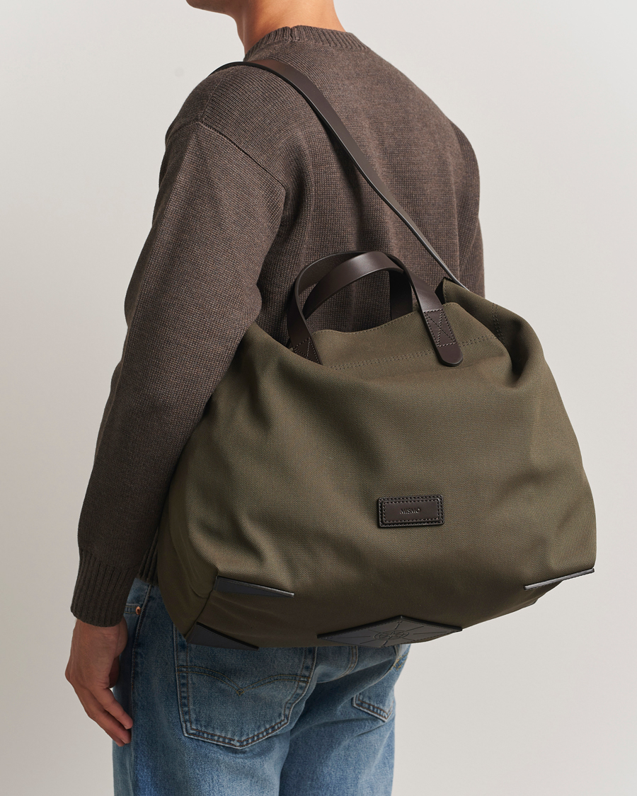 Herr | Väskor | Mismo | M/S Companion Tote Bag Army/Dark Brown