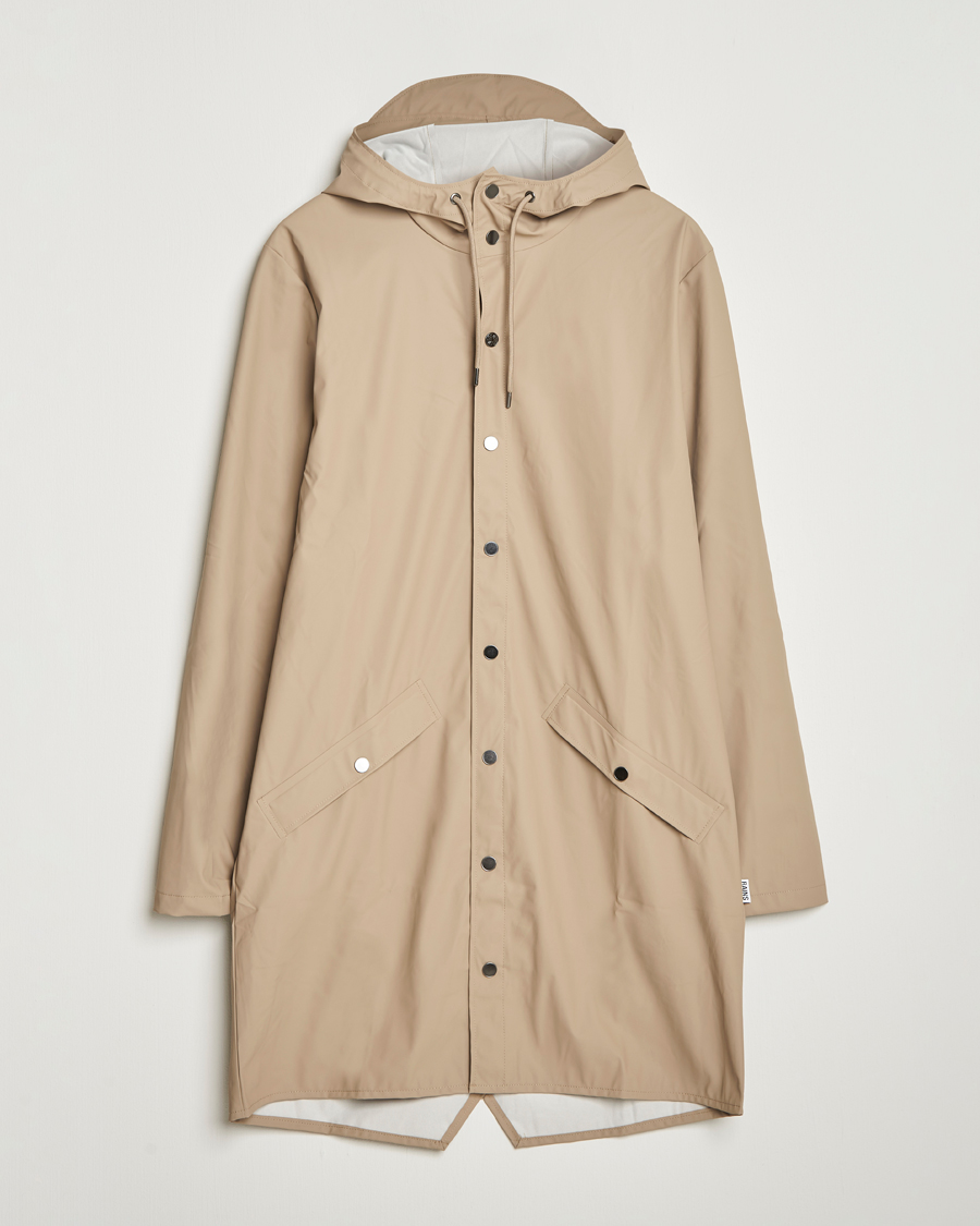 Herr | Jackor | RAINS | Long Jacket Beige